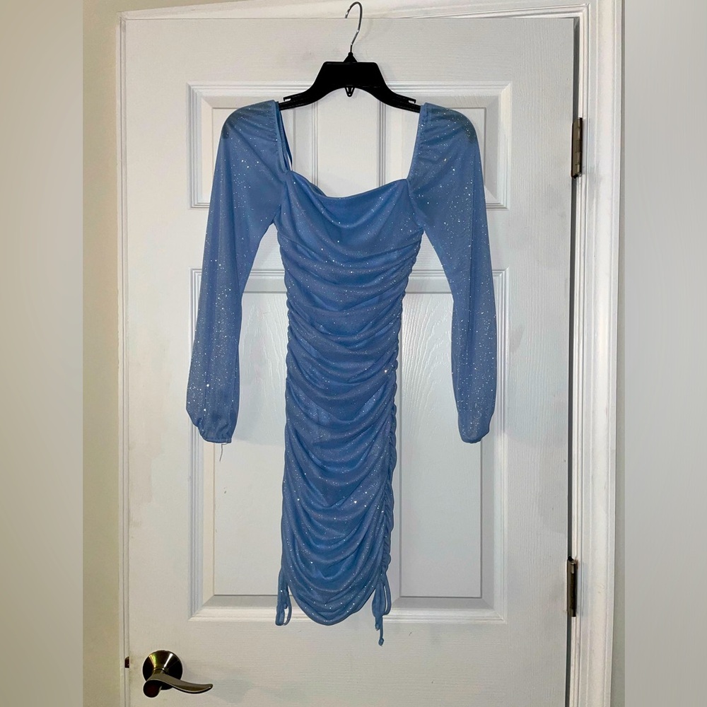 Dress Size XS . Only worn once to a Highschool dance. Like New